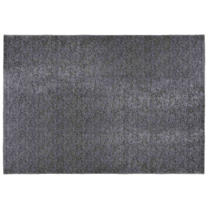 Covor Antracit 120 x 180 cm 100% Polyester 3 mm Spălabil WALTI