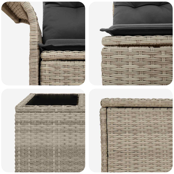 Set de canapea 6 pcs 4-Număr de locuri WALTI