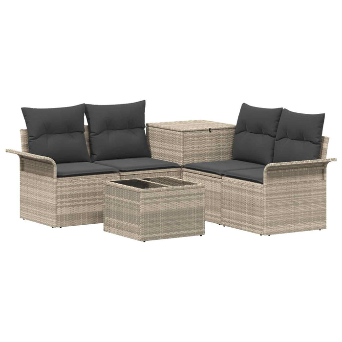 Set de canapea 6 pcs 4-Număr de locuri WALTI