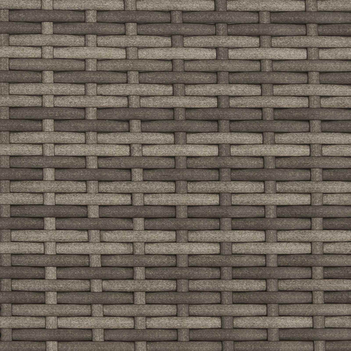 Set de canapea 6 buc. Gri și albastru marin Ratan poli și Oțel WALTI