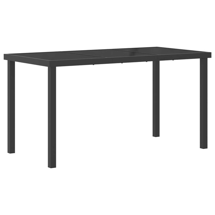 Set dining pentru exterior 5 buc. natural poliratan WALTI