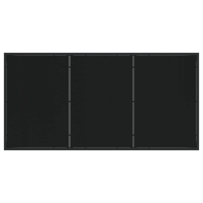 Set dining pentru exterior 7 buc. Gri poliratan WALTI