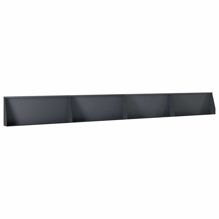 Zid de sprijin 4 buc. 100 x 12 x 30 cm Oțel Antracit WALTI