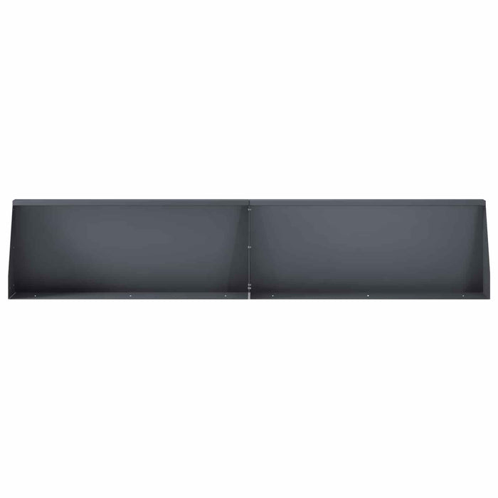 Zid de sprijin 4 buc. 100 x 12 x 30 cm Oțel Antracit WALTI