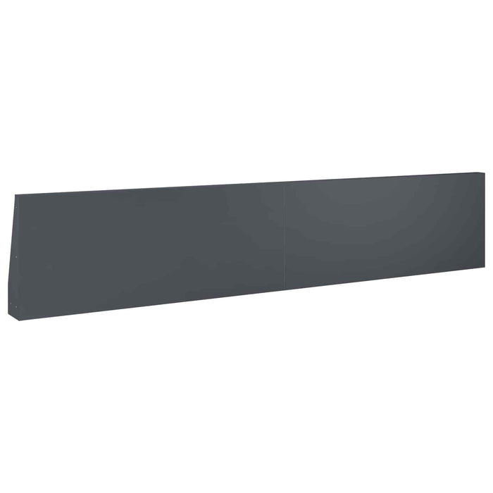 Zid de sprijin 4 buc. 100 x 12 x 40 cm Oțel Antracit WALTI