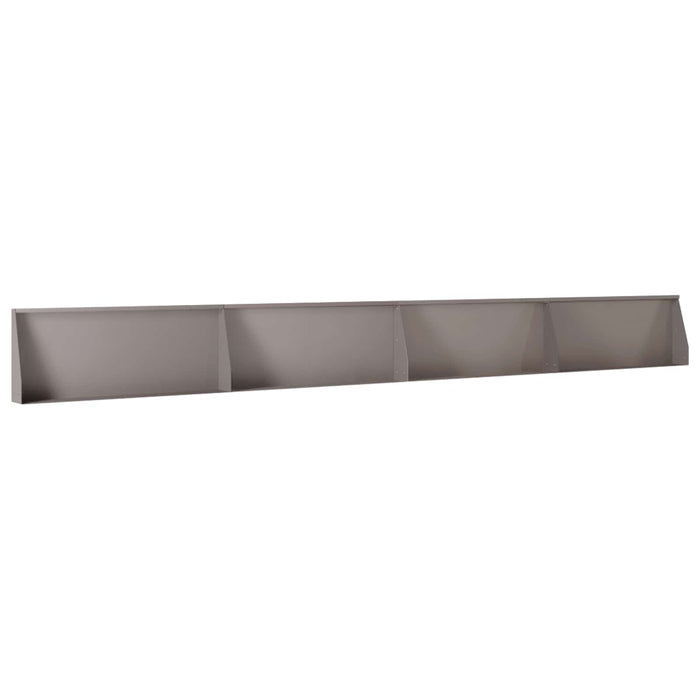 Zid de sprijin 4 buc. 100 x 12 x 50 cm Ruginit WALTI