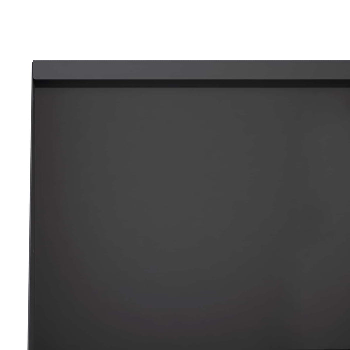 Zid de sprijin 4 buc. 40 x 12 x 30 cm Oțel Negru WALTI
