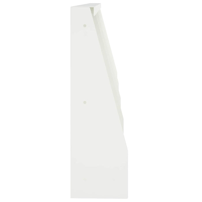 Zid de sprijin 4 buc. 40 x 12 x 30 cm Oțel Alb WALTI