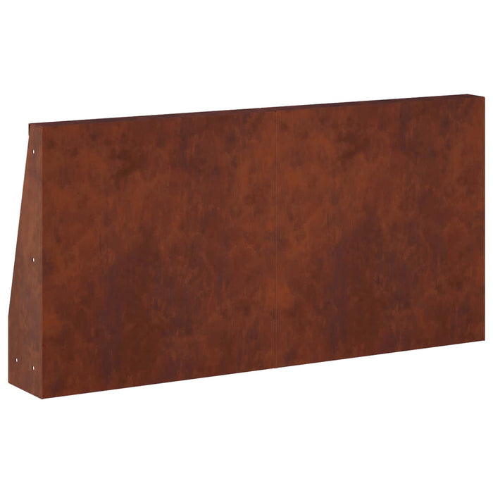 Zid de sprijin 4 buc. 40 x 12 x 30 cm Ruginit WALTI