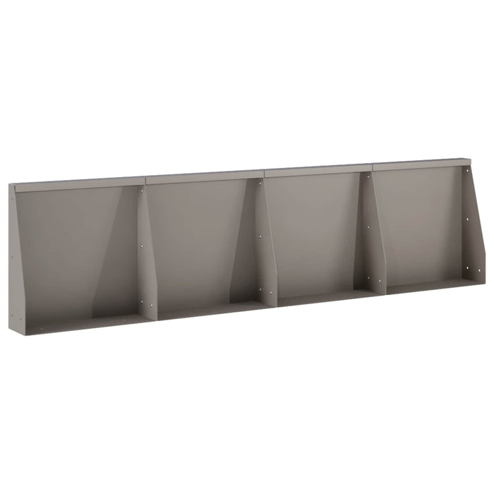 Zid de sprijin 4 buc. 40 x 12 x 40 cm Ruginit WALTI