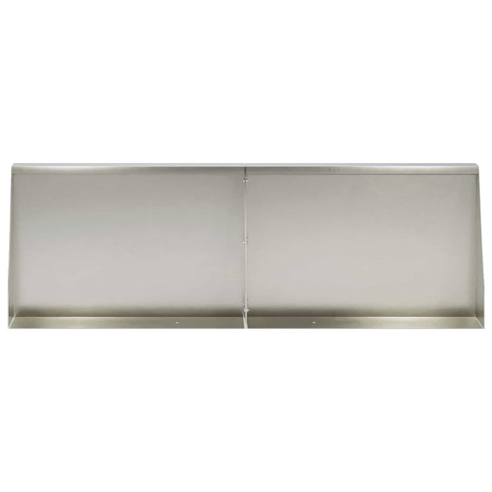 Zid de sprijin 4 buc. 60 x 12 x 40 cm Oţel inoxidabil Argintiu WALTI