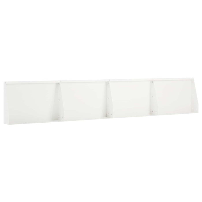 Zid de sprijin 4 buc. 60 x 12 x 50 cm Oțel Alb WALTI
