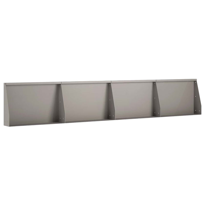 Zid de sprijin 4 buc. 60 x 12 x 50 cm Ruginit WALTI