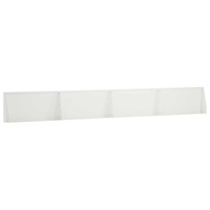 Zid de sprijin 4 buc. 80 x 12 x 40 cm Oțel Alb WALTI