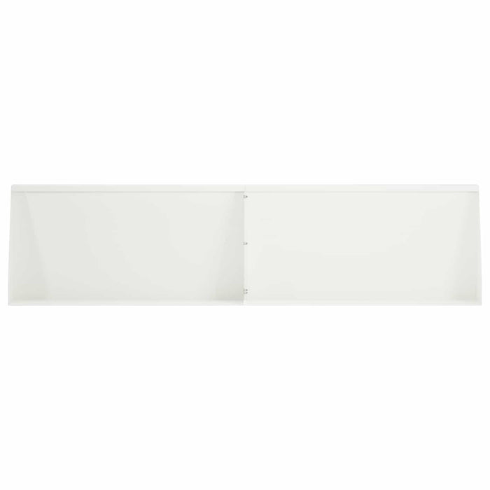 Zid de sprijin 4 buc. 80 x 12 x 40 cm Oțel Alb WALTI