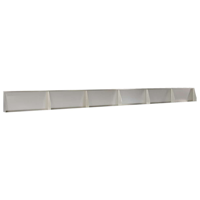 Zid de sprijin 6 buc. 100 x 12 x 40 cm Oţel inoxidabil Argintiu WALTI