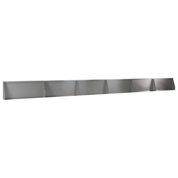 Zid de sprijin 6 buc. 100 x 12 x 40 cm Oțel Galvanizat Argintiu WALTI