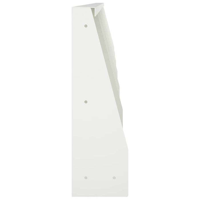 Zid de sprijin 6 buc. 40 x 12 x 30 cm Oțel Alb WALTI