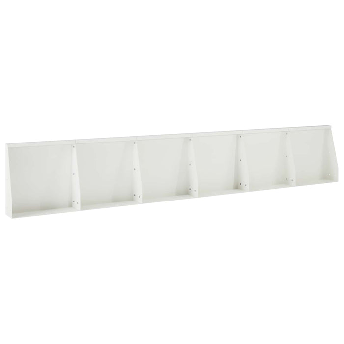 Zid de sprijin 6 buc. 40 x 12 x 40 cm Oțel Alb WALTI