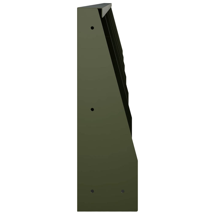 Zid de sprijin 6 buc. 40 x 12 x 40 cm Oțel Verde măsliniu WALTI