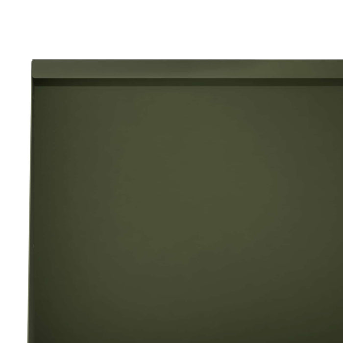 Zid de sprijin 6 buc. 60 x 12 x 30 cm Oțel Verde măsliniu WALTI