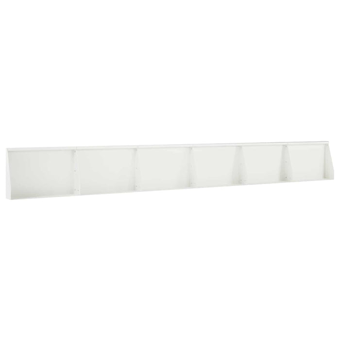 Zid de sprijin 6 buc. 60 x 12 x 40 cm Oțel Alb WALTI