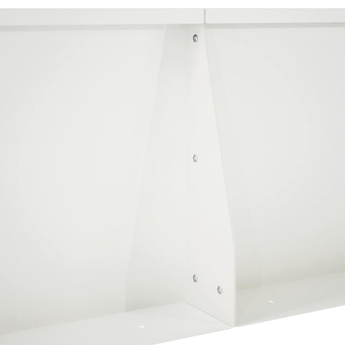 Zid de sprijin 6 buc. 60 x 12 x 50 cm Oțel Alb WALTI