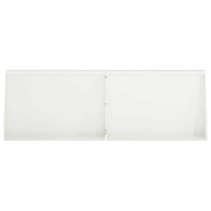 Zid de sprijin 6 buc. 60 x 12 x 50 cm Oțel Alb WALTI