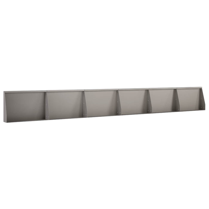 Zid de sprijin 6 buc. 60 x 12 x 50 cm Ruginit WALTI