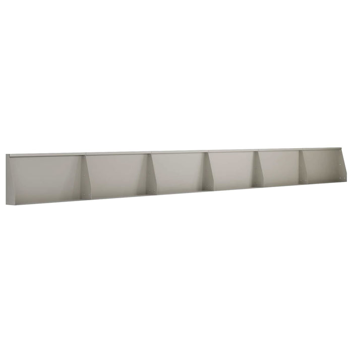 Zid de sprijin 6 buc. 80 x 12 x 50 cm Ruginit WALTI