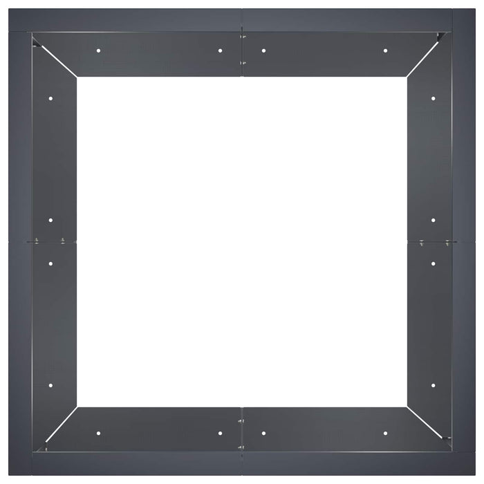 Zid de sprijin 4 buc. 100 x 100 x 30 cm Oțel Antracit WALTI
