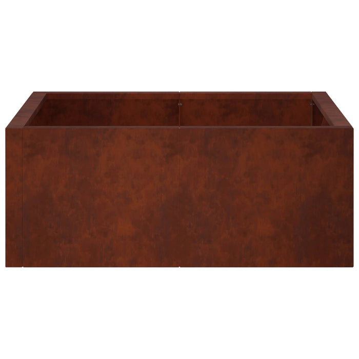 Zid de sprijin 4 buc. 100 x 100 x 30 cm Ruginit WALTI