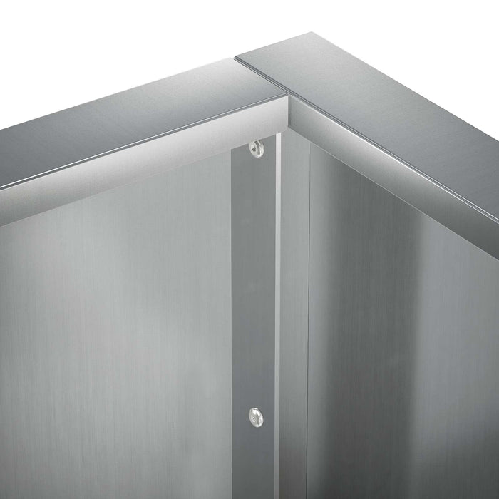 Zid de sprijin 4 buc. 100 x 100 x 40 cm Oțel Galvanizat WALTI
