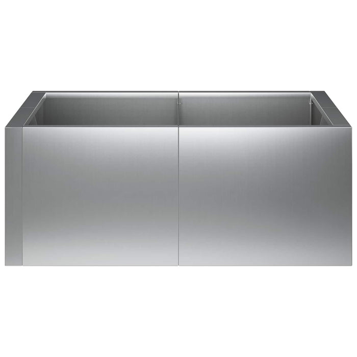 Zid de sprijin 4 buc. 100 x 100 x 40 cm Oțel Galvanizat WALTI