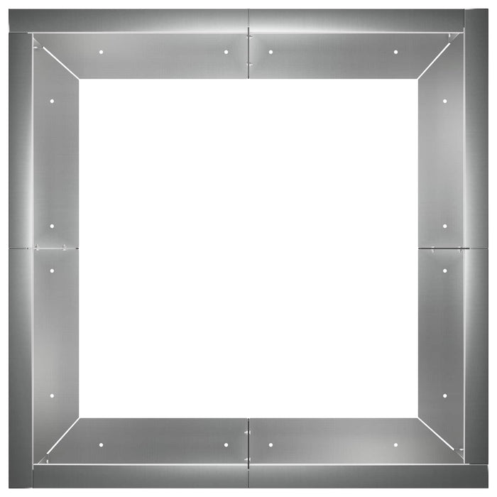 Zid de sprijin 4 buc. 100 x 100 x 40 cm Oțel Galvanizat WALTI