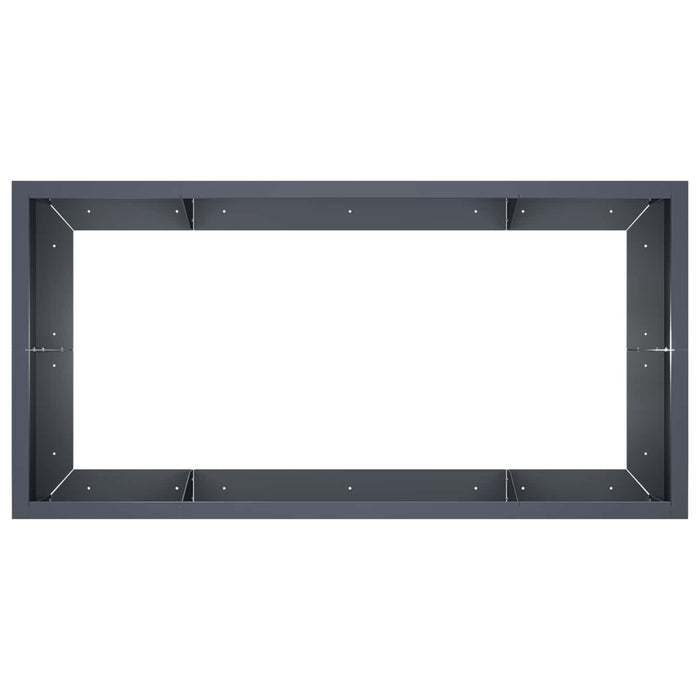 Zid de sprijin 6 buc. 200 x 100 x 30 cm Oțel Antracit WALTI