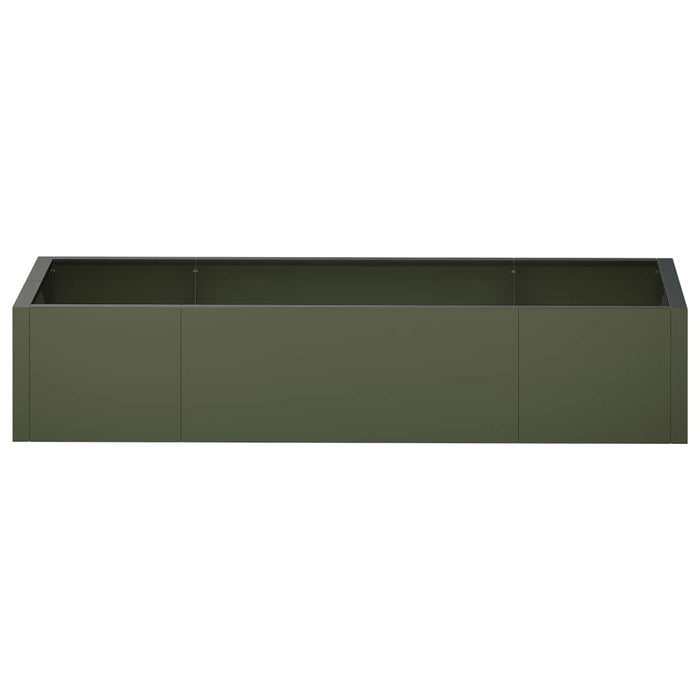 Zid de sprijin 6 buc. 200 x 100 x 30 cm Oțel Verde măsliniu WALTI