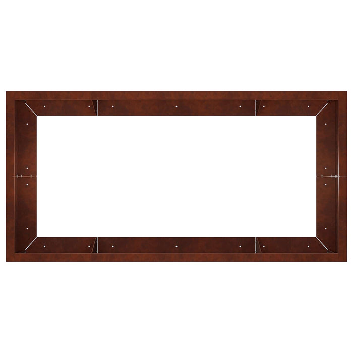 Zid de sprijin 6 buc. 200 x 100 x 30 cm Ruginit WALTI