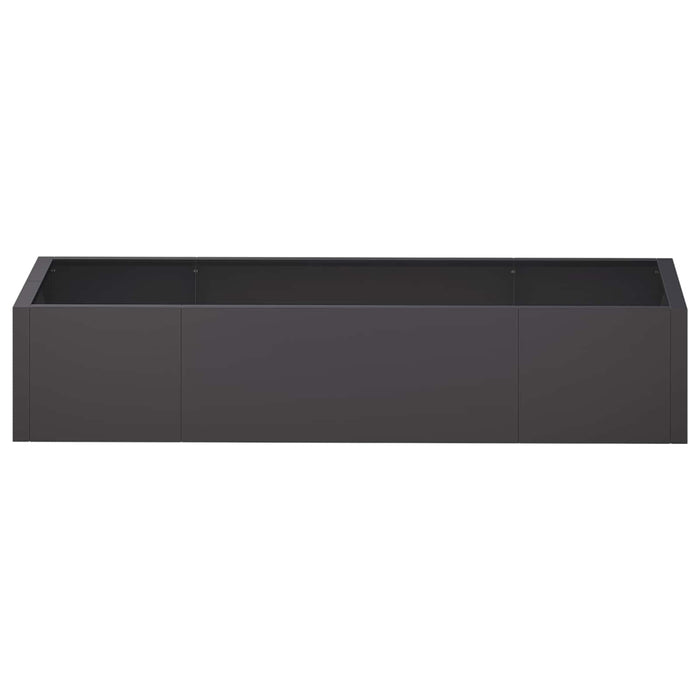 Zid de sprijin 6 buc. 200 x 100 x 40 cm Oțel Negru WALTI