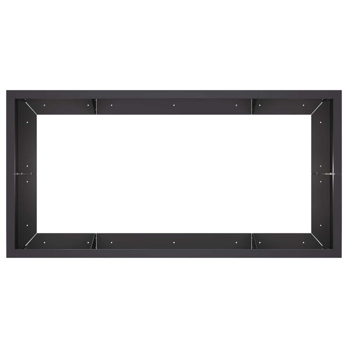 Zid de sprijin 6 buc. 200 x 100 x 40 cm Oțel Negru WALTI