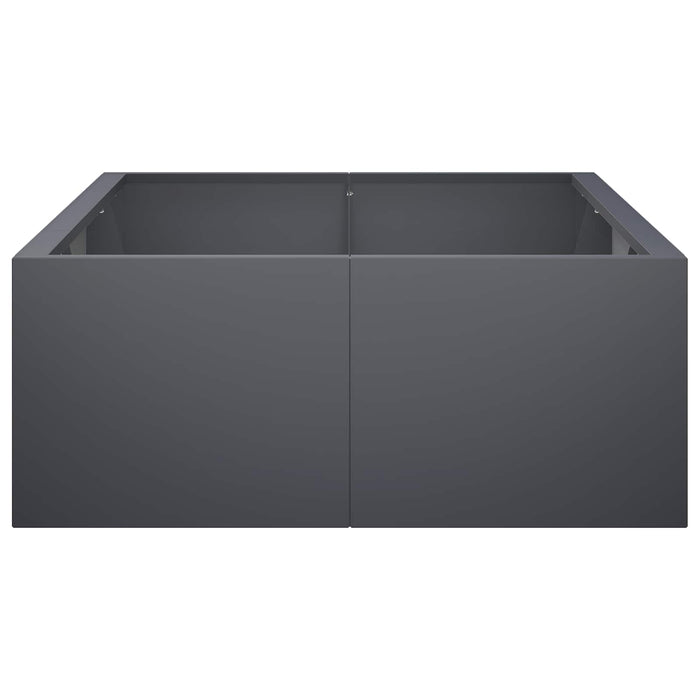 Zid de sprijin 6 buc. 200 x 100 x 50 cm Oțel Antracit WALTI