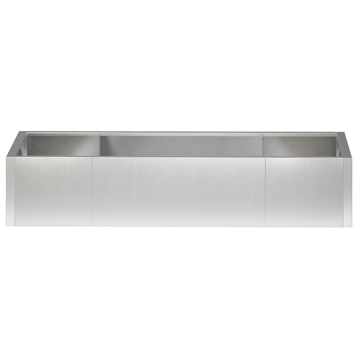 Zid de sprijin 6 buc. 200 x 100 x 50 cm Oţel inoxidabil WALTI