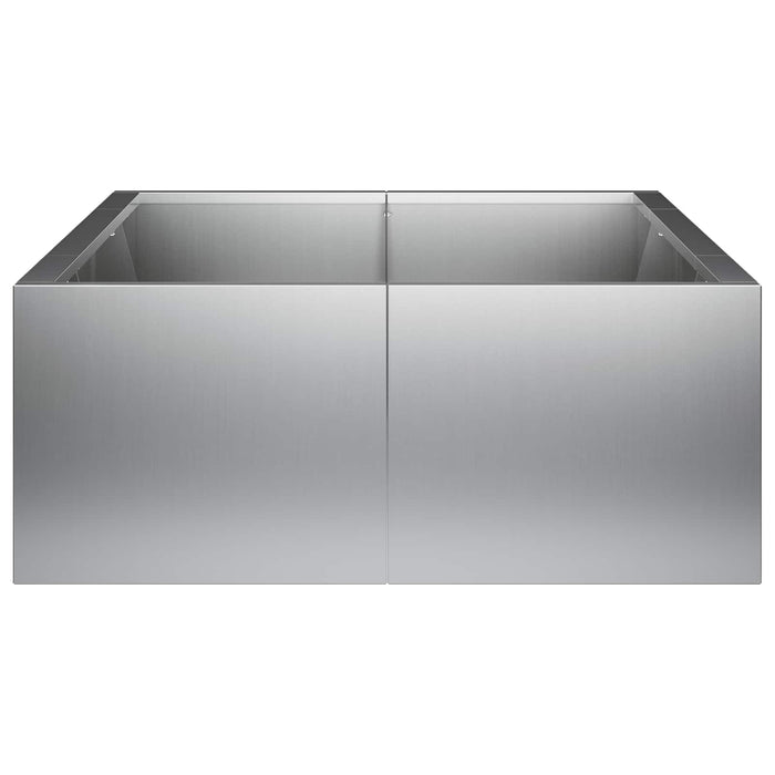 Zid de sprijin 6 buc. 200 x 100 x 50 cm Oțel Galvanizat WALTI