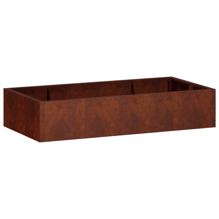 Zid de sprijin 6 buc. 200 x 100 x 50 cm Ruginit WALTI