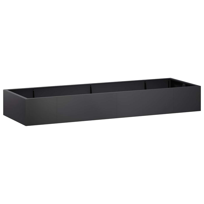 Zid de sprijin 8 buc. 300 x 100 x 30 cm Oțel Negru WALTI