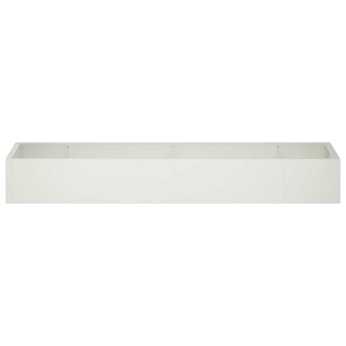 Zid de sprijin 8 buc. 300 x 100 x 30 cm Oțel Alb WALTI
