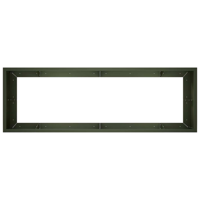 Zid de sprijin 8 buc. 300 x 100 x 30 cm Oțel Verde măsliniu WALTI