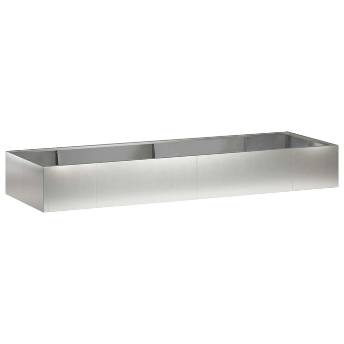Zid de sprijin 8 buc. 300 x 100 x 30 cm Oţel inoxidabil WALTI