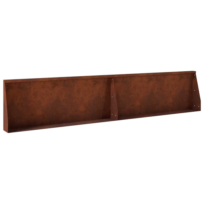 Zid de sprijin 8 buc. 300 x 100 x 30 cm Ruginit WALTI