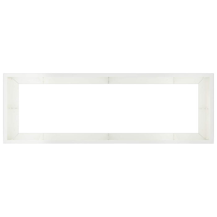 Zid de sprijin 8 buc. 300 x 100 x 40 cm Oțel Alb WALTI